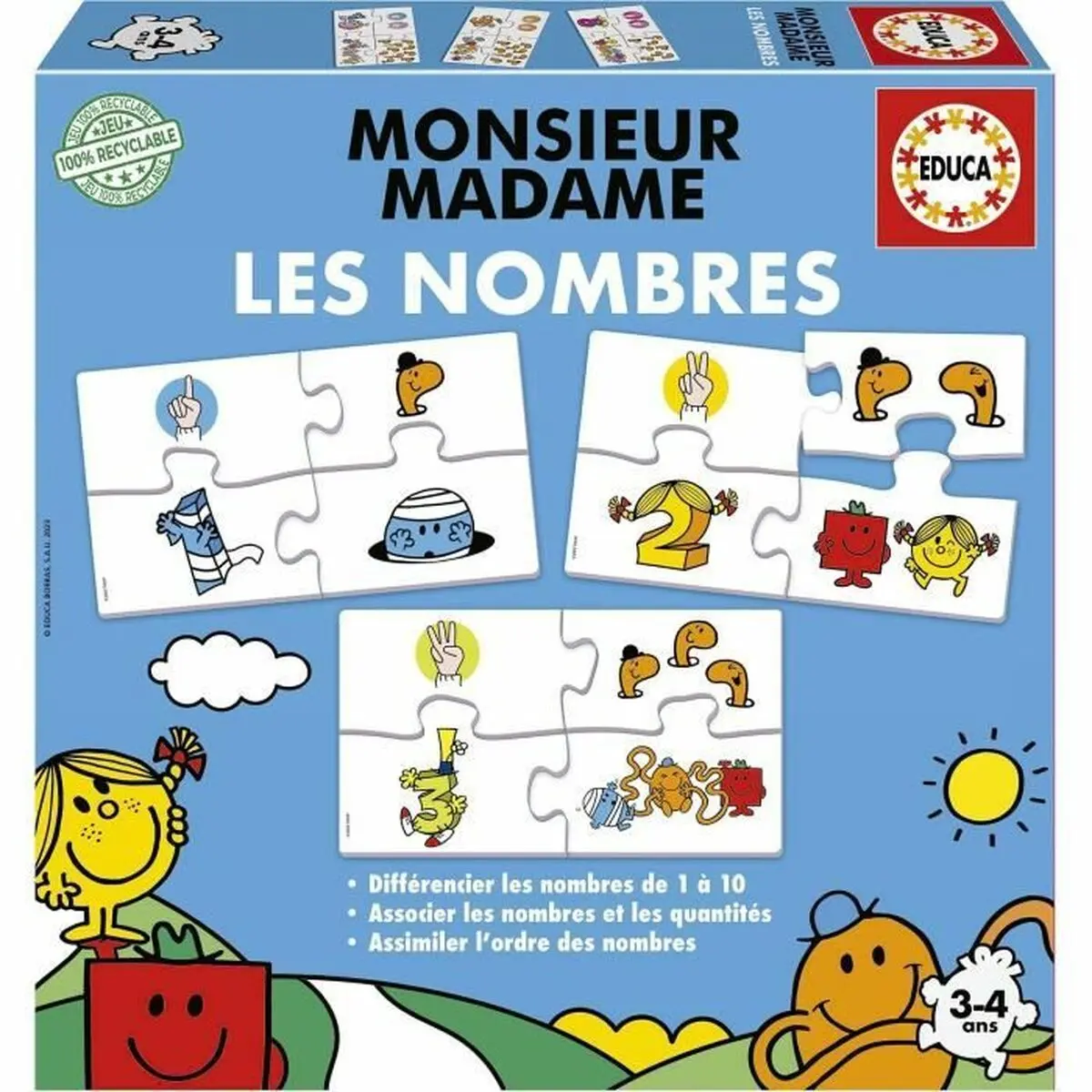 Gioco Educativo Educa Mr. Men and Women