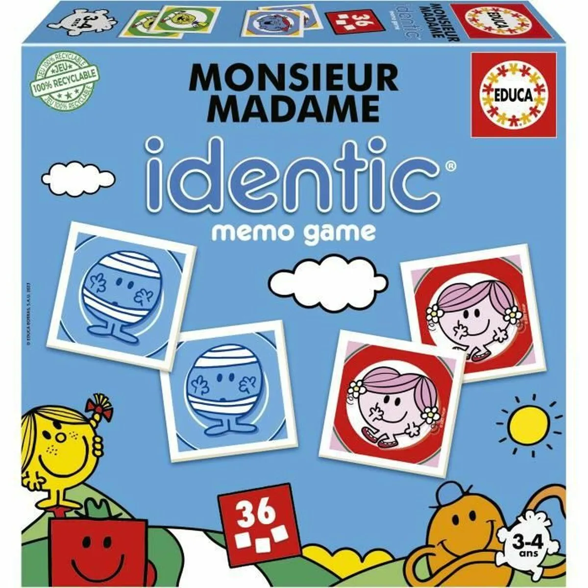 Gioco Educativo Educa Monsieur Madame Identic (FR)