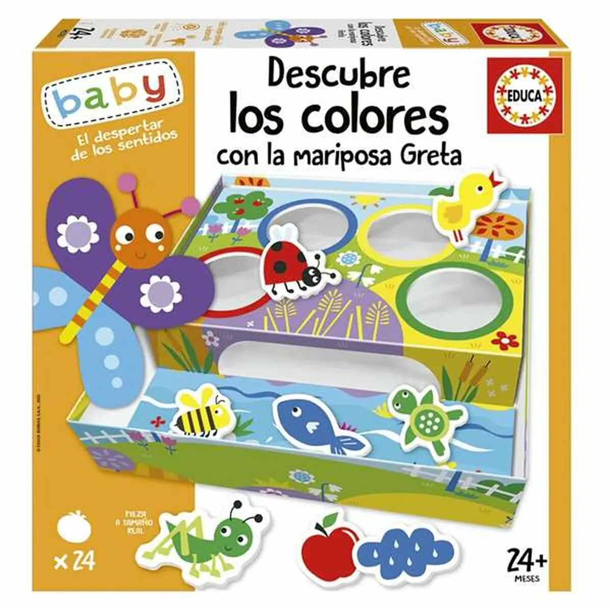 Gioco Educativo Educa Descubre los Colores con La Mariposa Greta (ES)