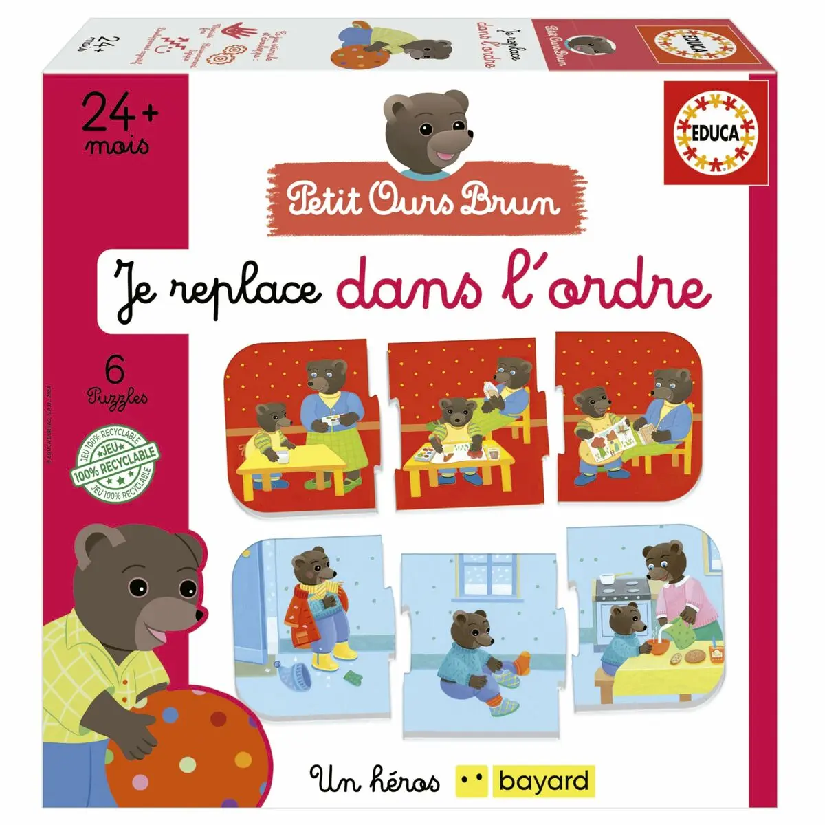 Gioco Educativo Educa Je replace dans l´ordre (FR)