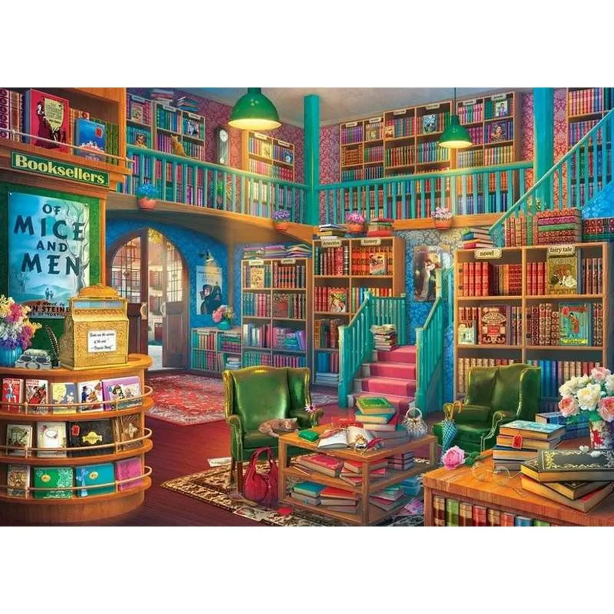 Puzzle Educa Bookshop 1000 Pezzi