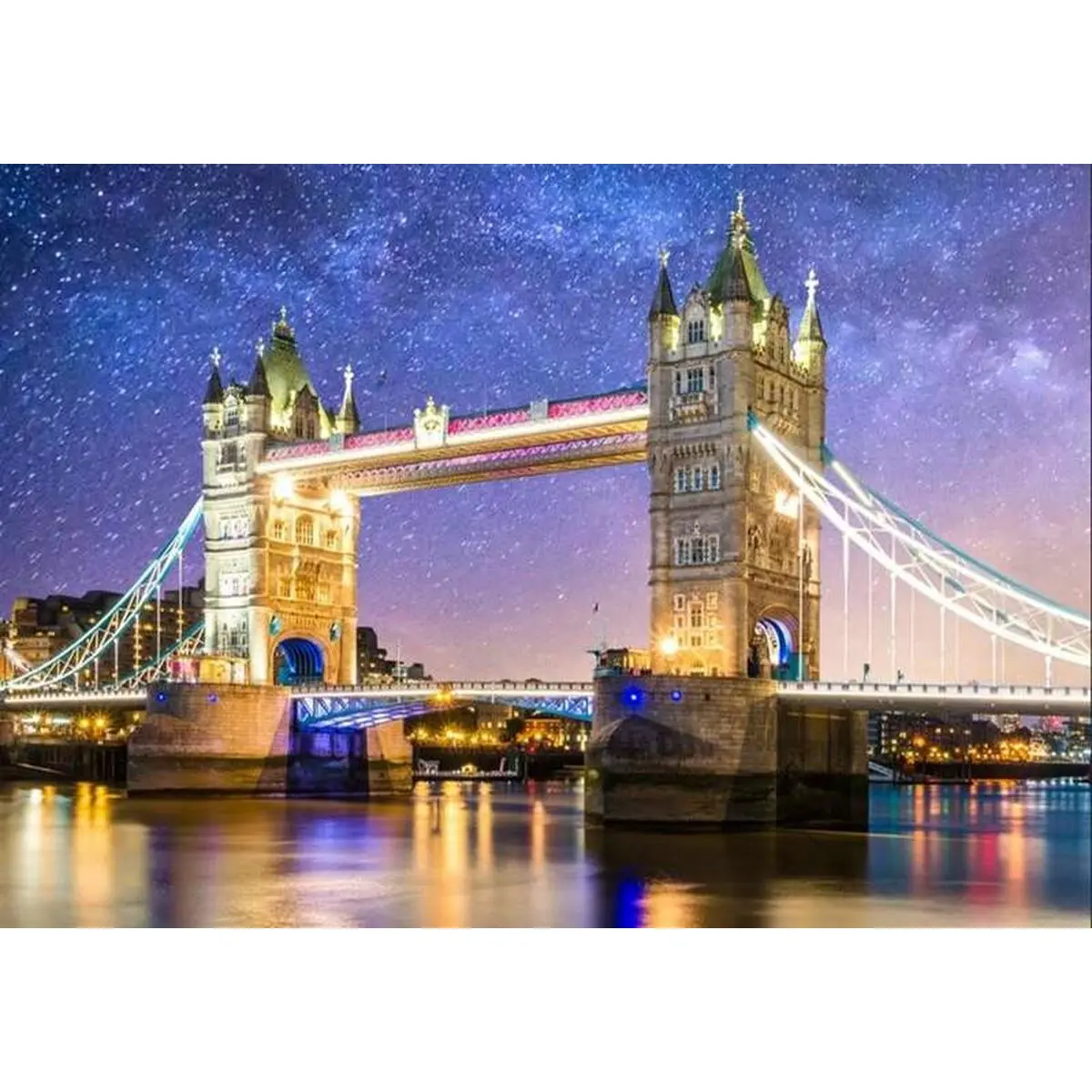 Puzzle Educa Tower Bridge Neon 1000 Pezzi