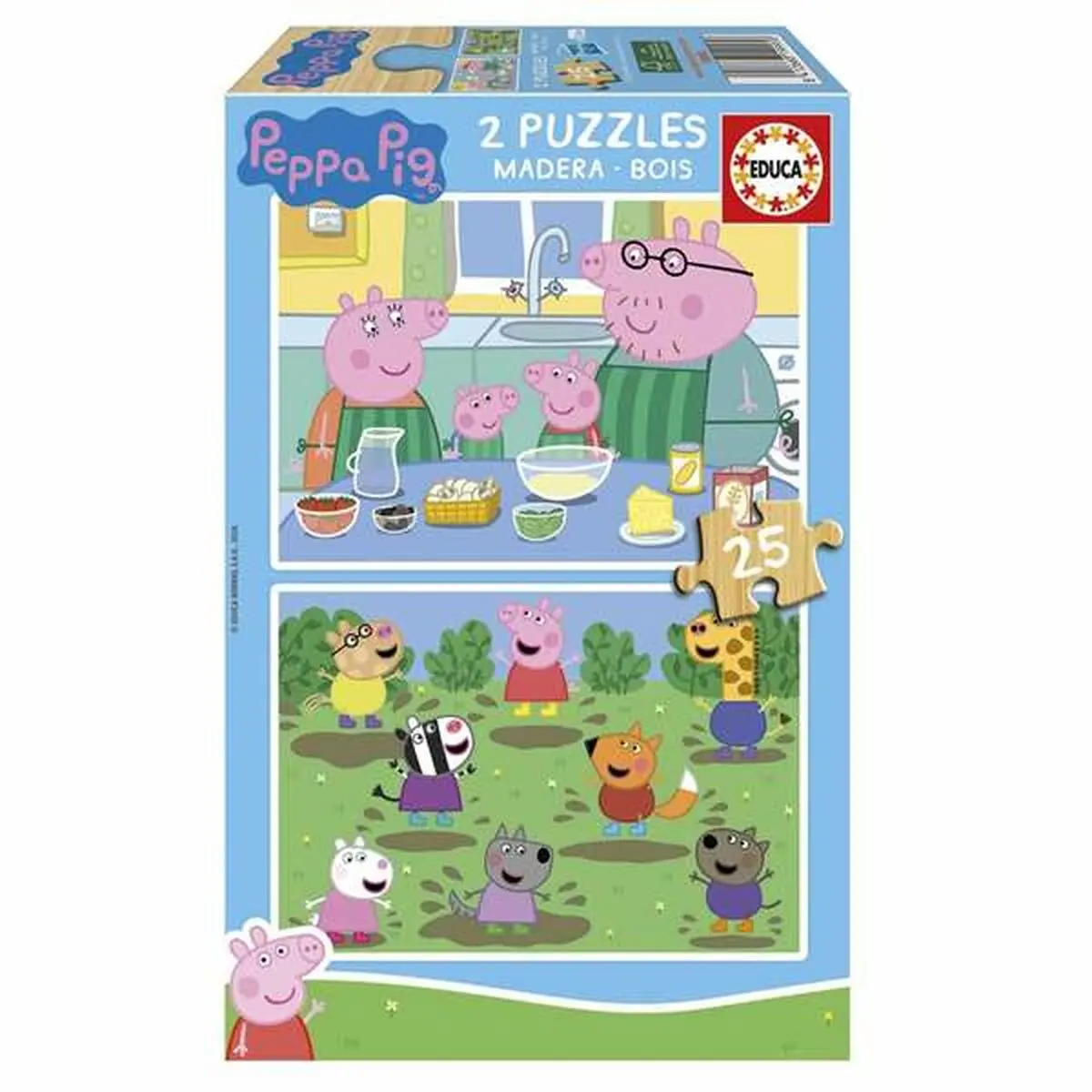 Puzzle per Bambini Peppa Pig 25 Pezzi