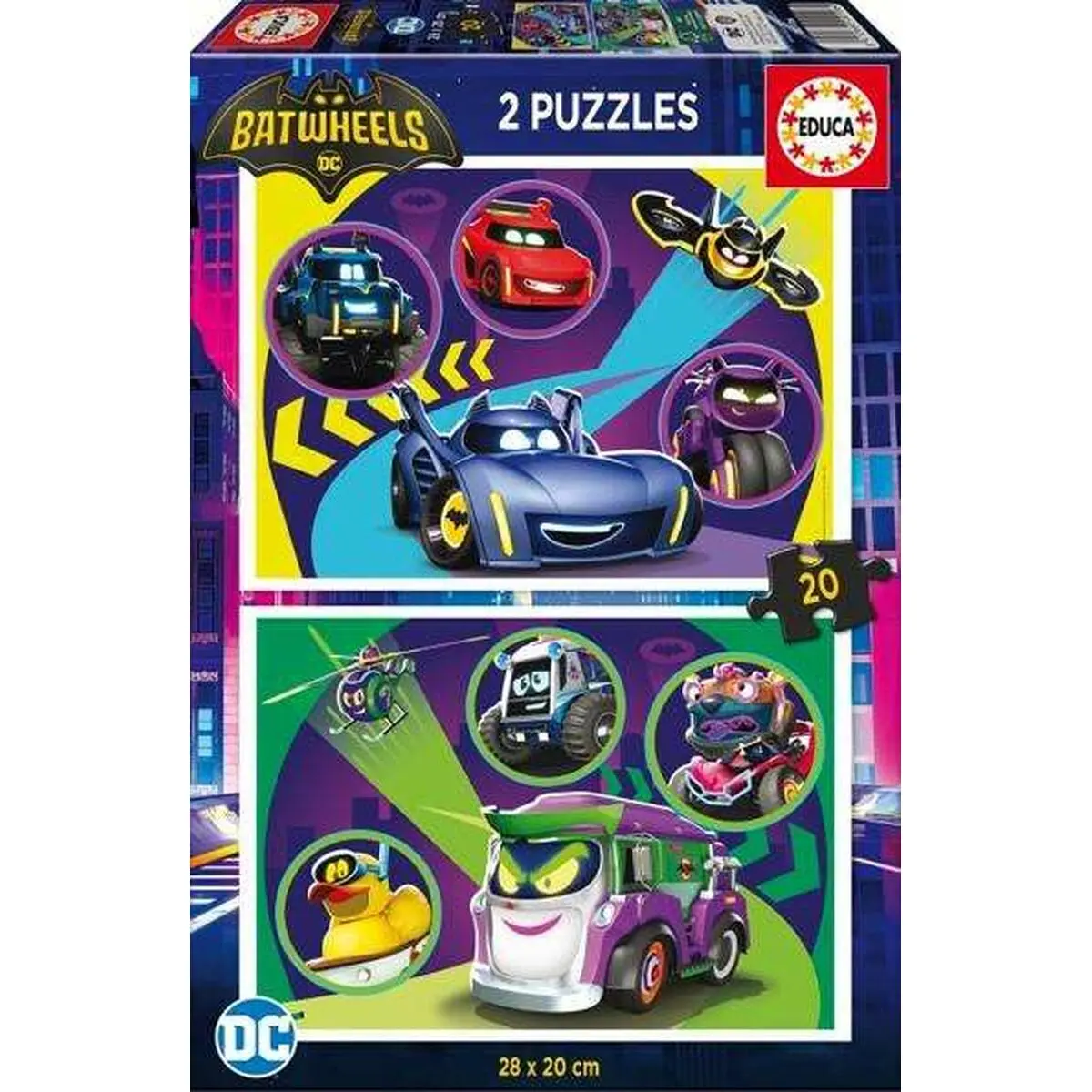 Puzzle per Bambini Educa Batwheels