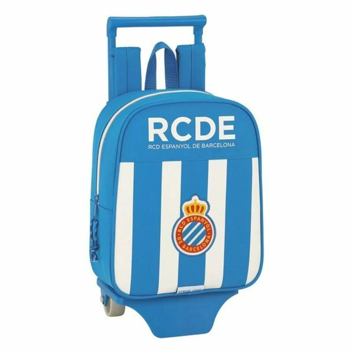 Trolley per la Scuola 805 RCD Espanyol 611753280 Azzurro Bianco