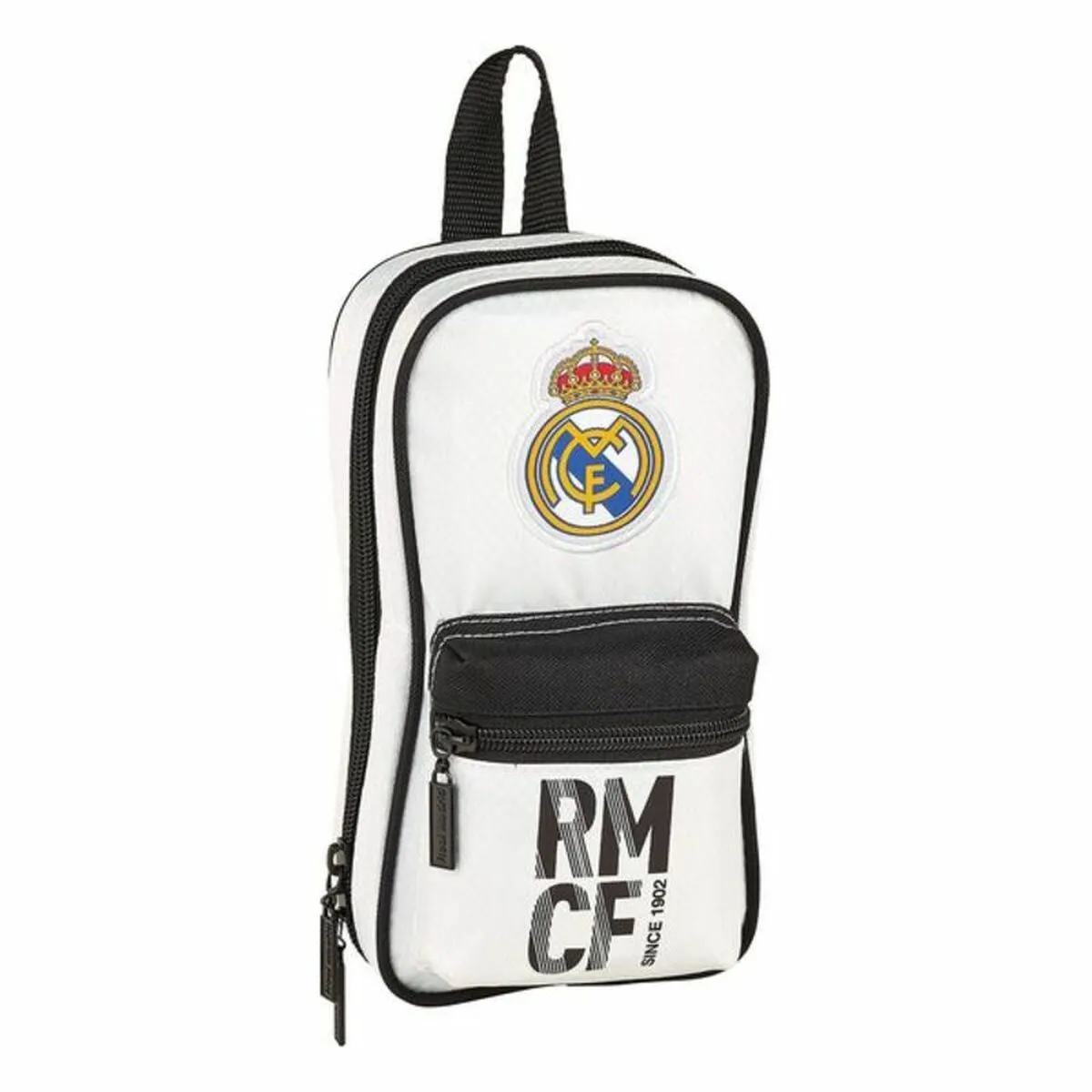 Astuccio Zaino Real Madrid C.F. Bianco Nero