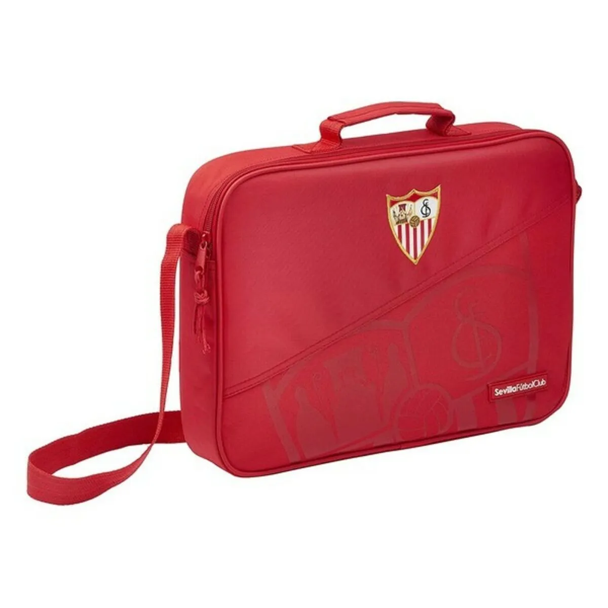 Borsa per la scuola Sevilla Fútbol Club Rosso (38 x 28 x 6 cm)