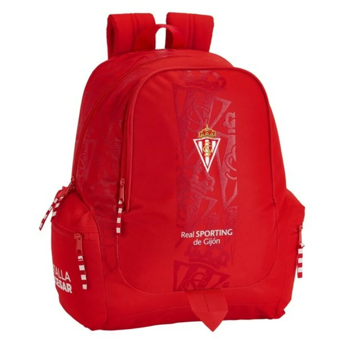 Zaino Scuola Real Sporting de Gijón Rosso