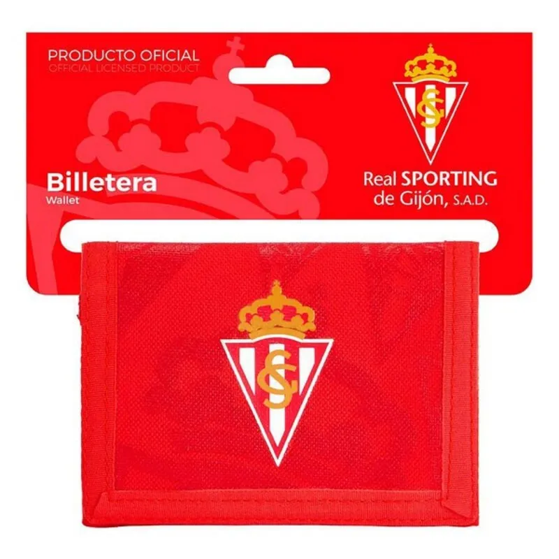 Portafogli Real Sporting de Gijón Rosso