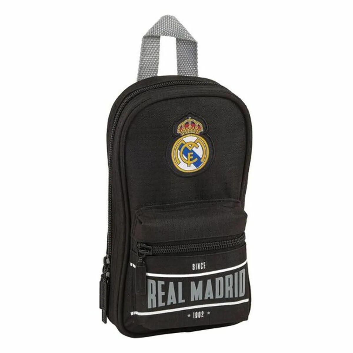 Astuccio Zaino Real Madrid C.F. 1902 Nero (33 Pezzi)