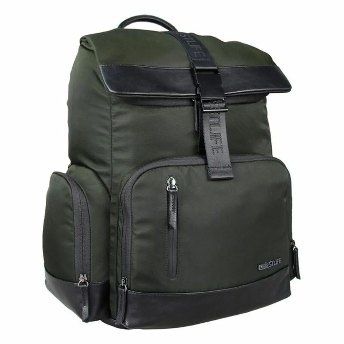 Zaino per Portatile Bestlife 14,1'' Verde 30 x 40 x 15 cm