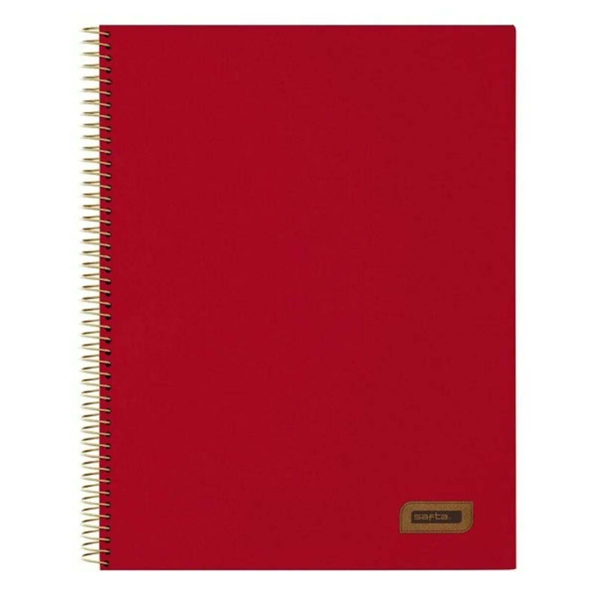 Quaderno con Anelli Safta 542038064 Rosso Granato A4