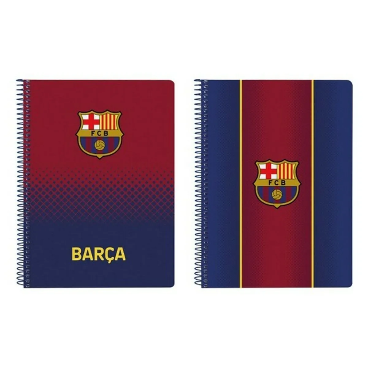 Quaderno con Anelli F.C. Barcelona 512029065 Rosso Granato Blu Marino A5