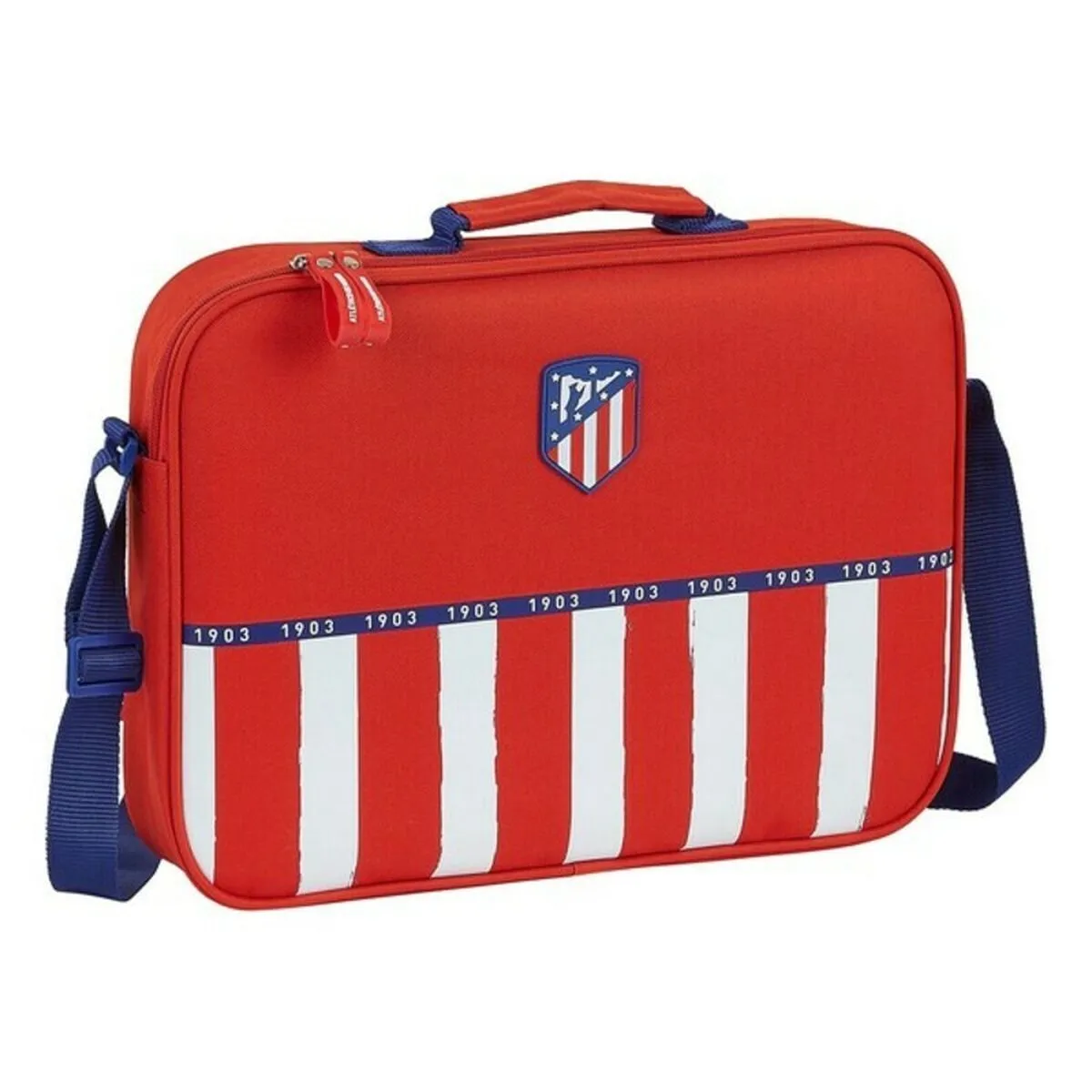 Borsa per la scuola Atlético Madrid Rosso Azzurro Bianco (38 x 28 x 6 cm)