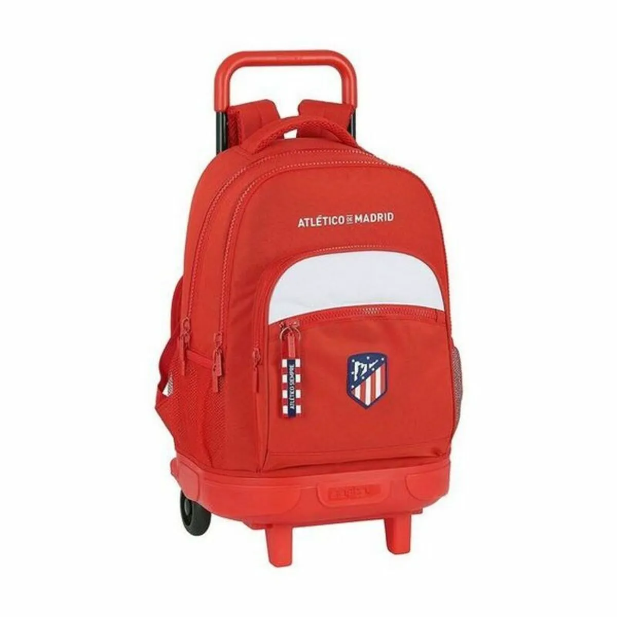 Trolley per la Scuola Compact Atlético Madrid M918 Rosso Bianco (33 x 45 x 22 cm)