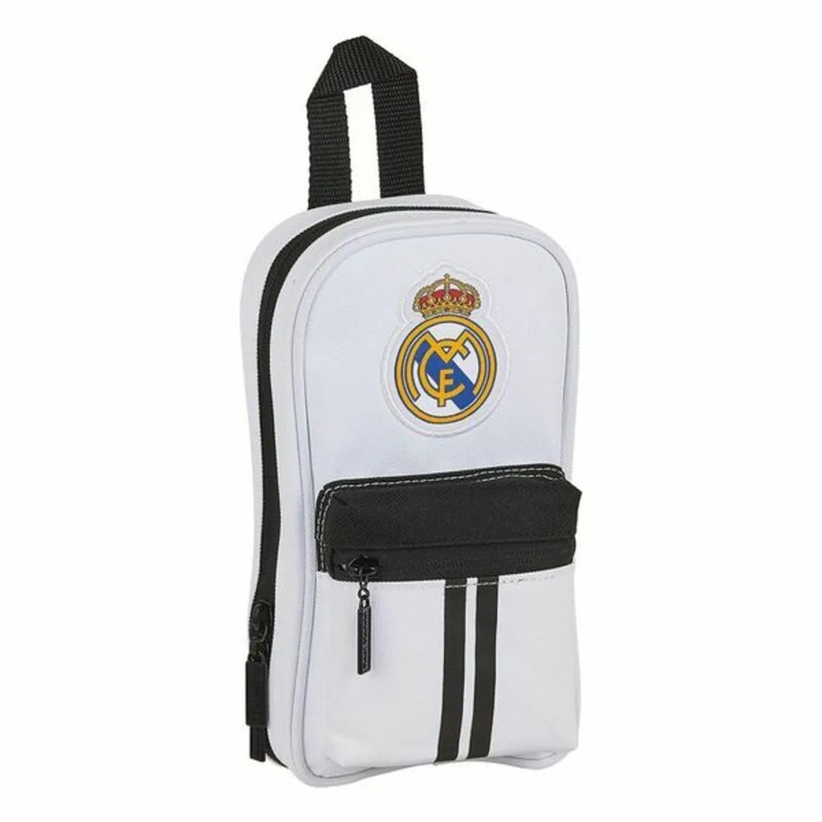 Astuccio Zaino Real Madrid C.F. 20/21 Bianco Nero (33 Pezzi)