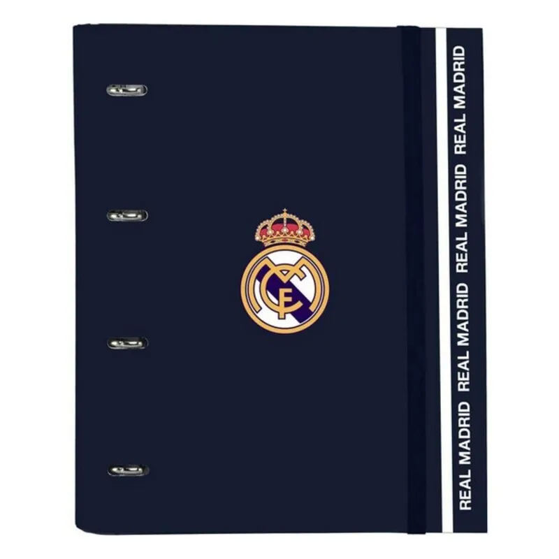 Raccoglitore ad anelli Real Madrid C.F. 512034666 Blu Marino (27 x 32 x 3.5 cm)