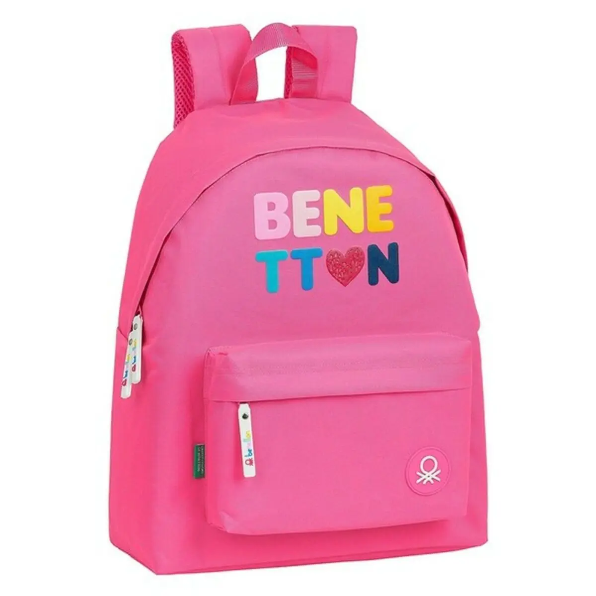 Zaino Scuola Benetton Heart Rosa