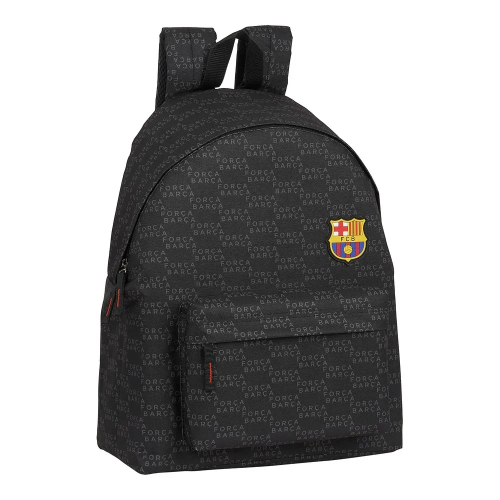 Zaino Scuola F.C. Barcelona ForÇa barÇa Nero (33 x 42 x 15 cm)