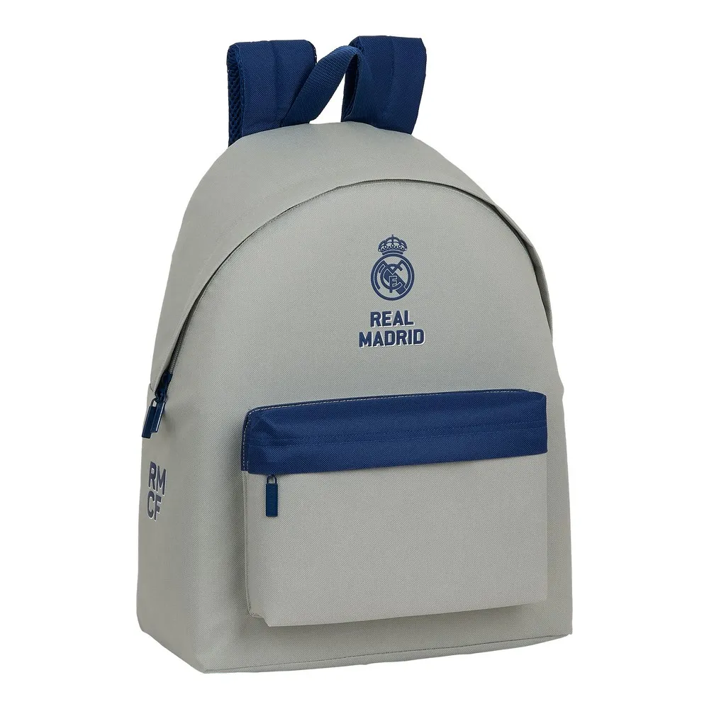 Zaino Scuola Real Madrid C.F. Stone Grigio Blu Marino (33 x 42 x 15 cm)