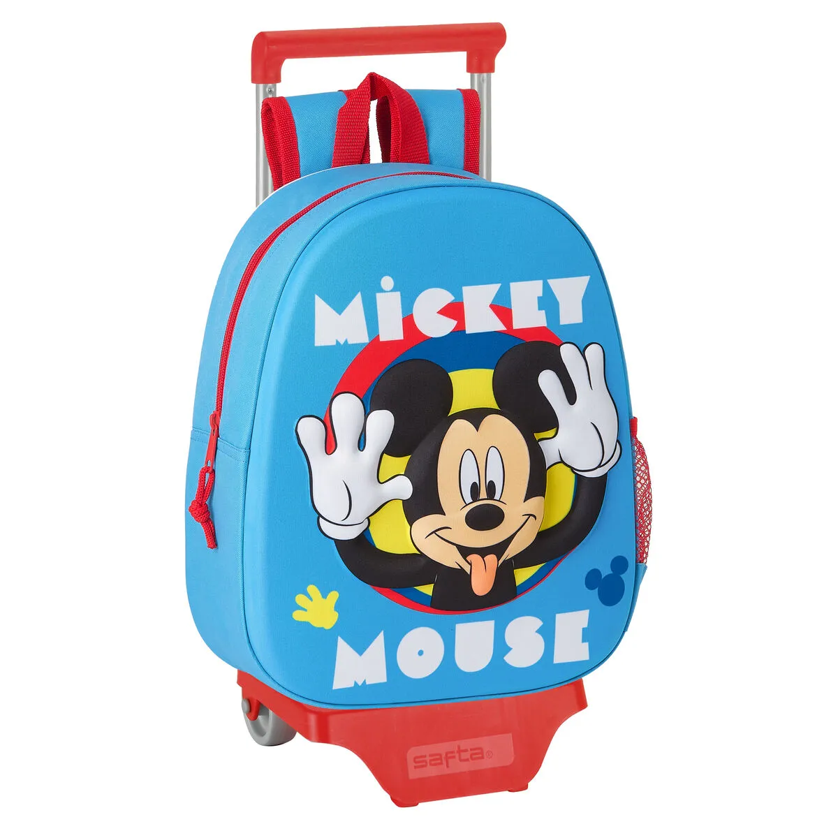 Trolley per la Scuola 3D 705 Mickey Mouse Clubhouse Azzurro Chiaro