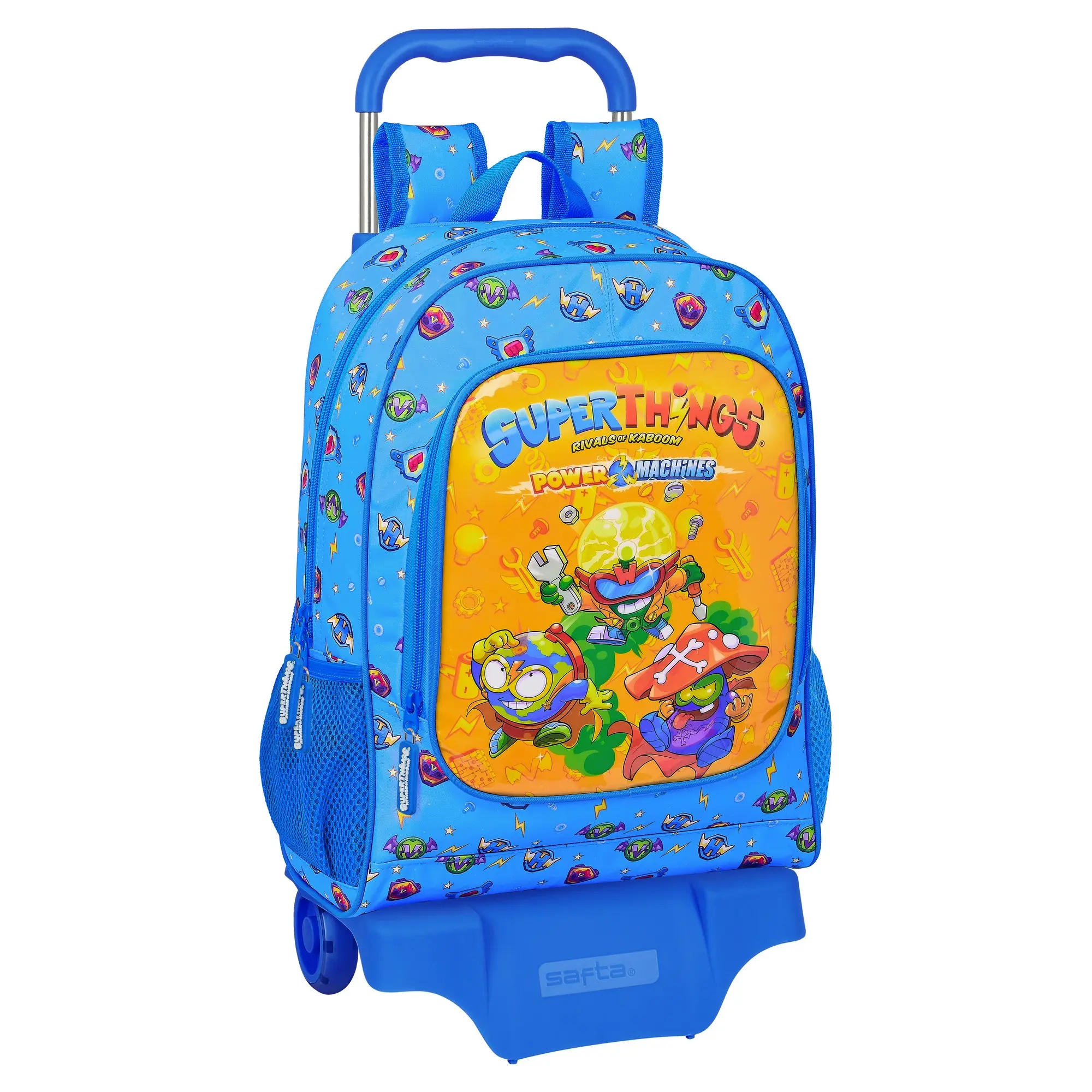 Trolley per la Scuola SuperThings Serie 7 Azzurro Multicolore 14 L