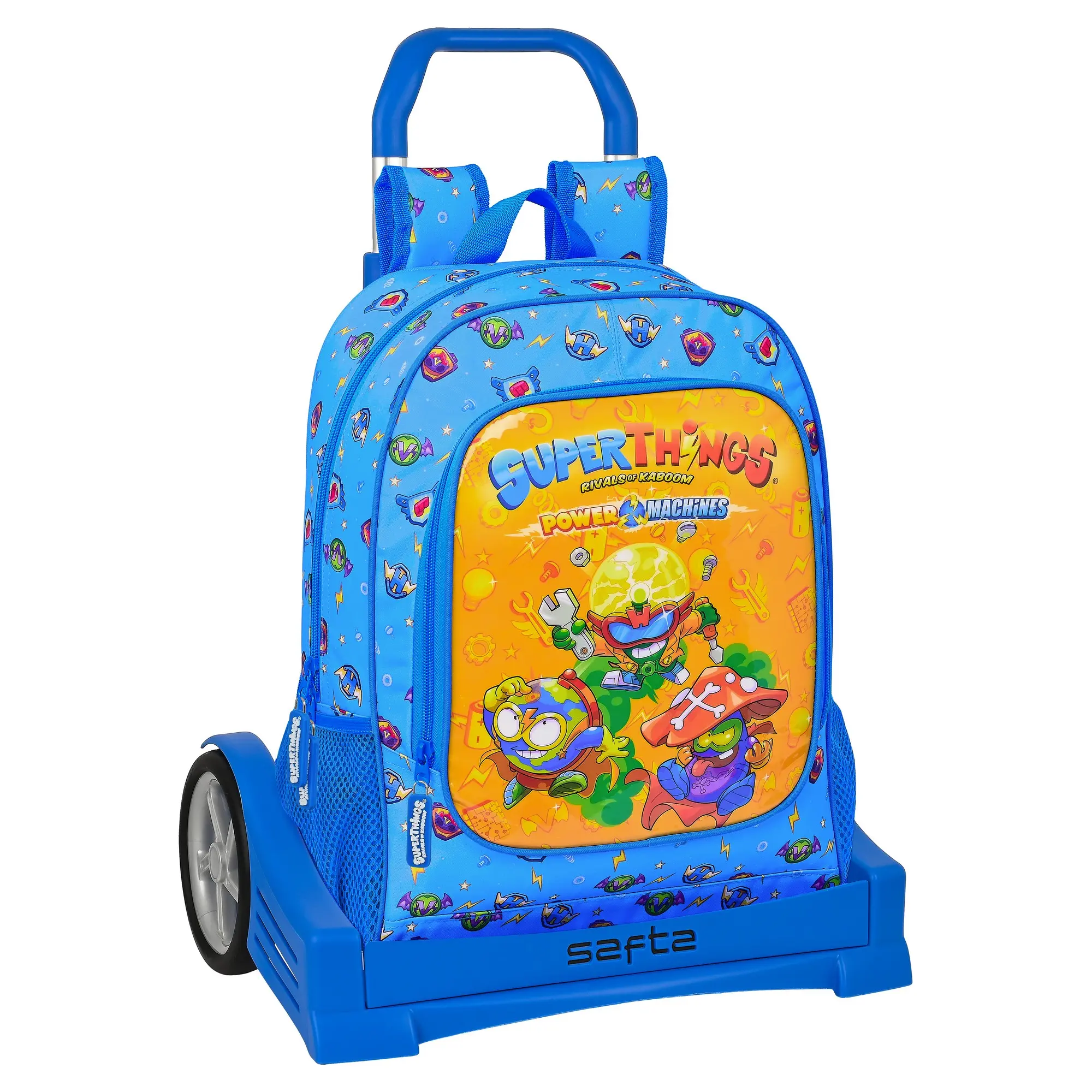 Trolley per la Scuola SuperThings Serie 7 Azzurro Multicolore 14 L