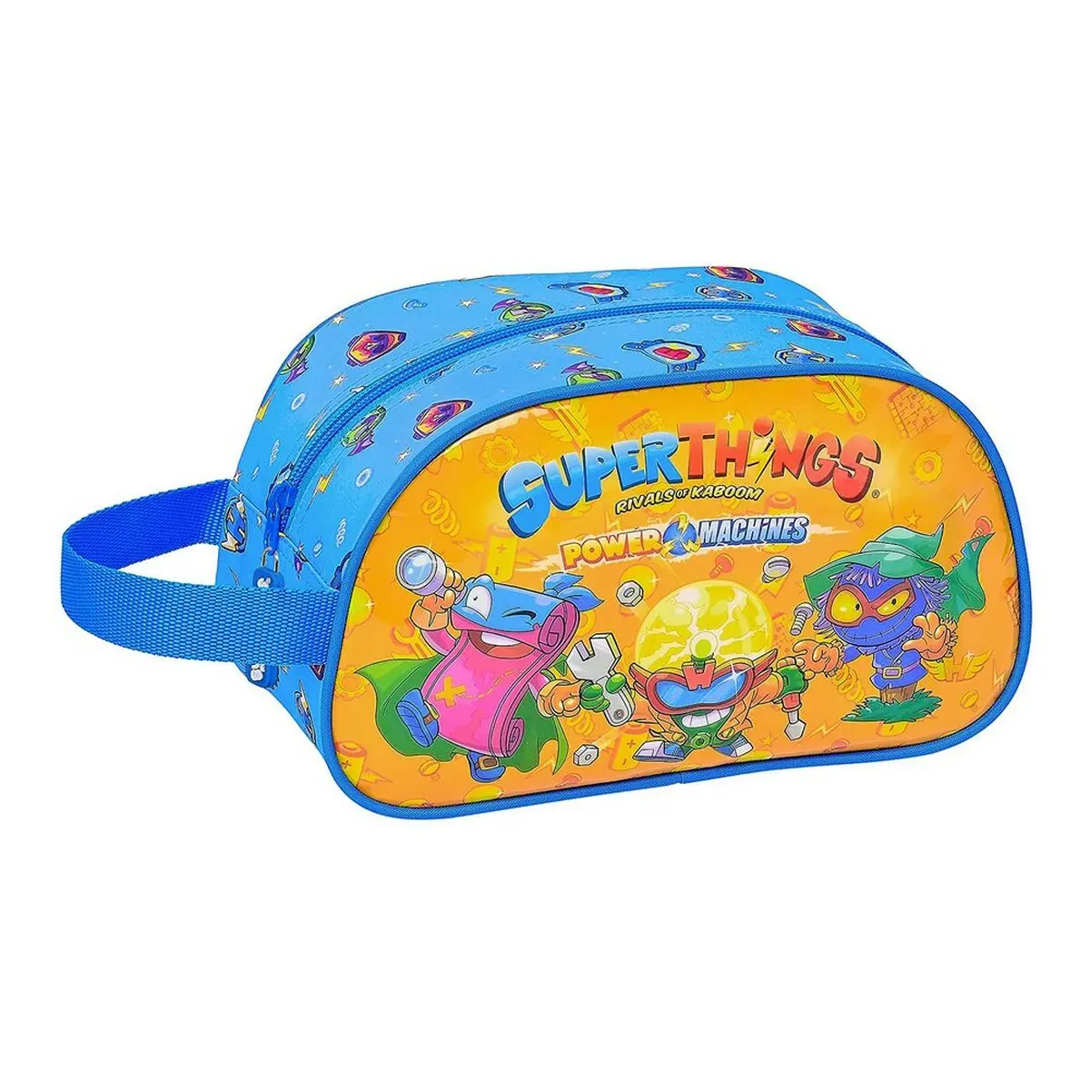 Necessaire per la Scuola SuperThings Serie 7 Azzurro Multicolore