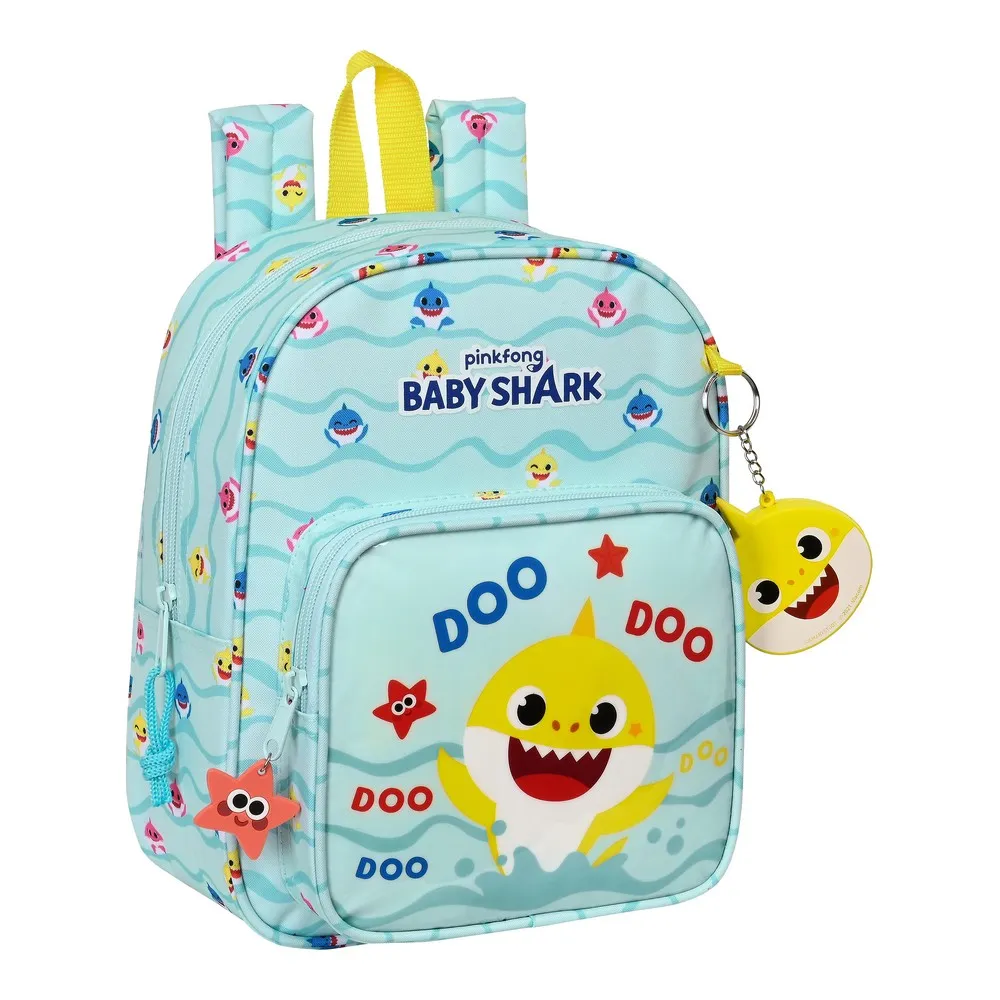 Zaino Scuola Baby Shark Beach day Giallo Azzurro Chiaro (22 x 27 x 10 cm)