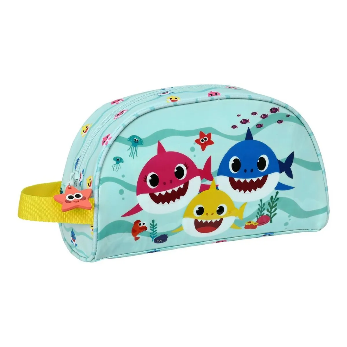 Necessaire per Bambini Baby Shark Beach day Giallo Azzurro Chiaro (26 x 16 x 9 cm)