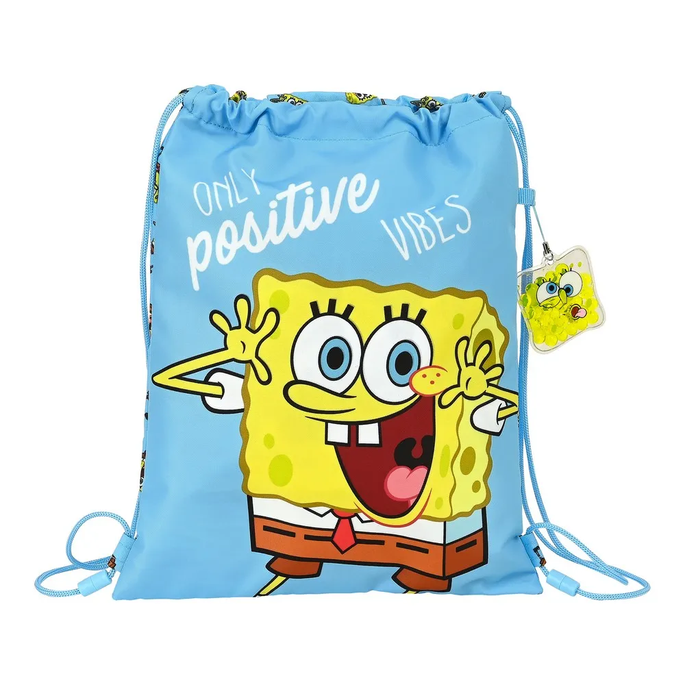 Zainetto con Cordini Positive Vibes Spongebob