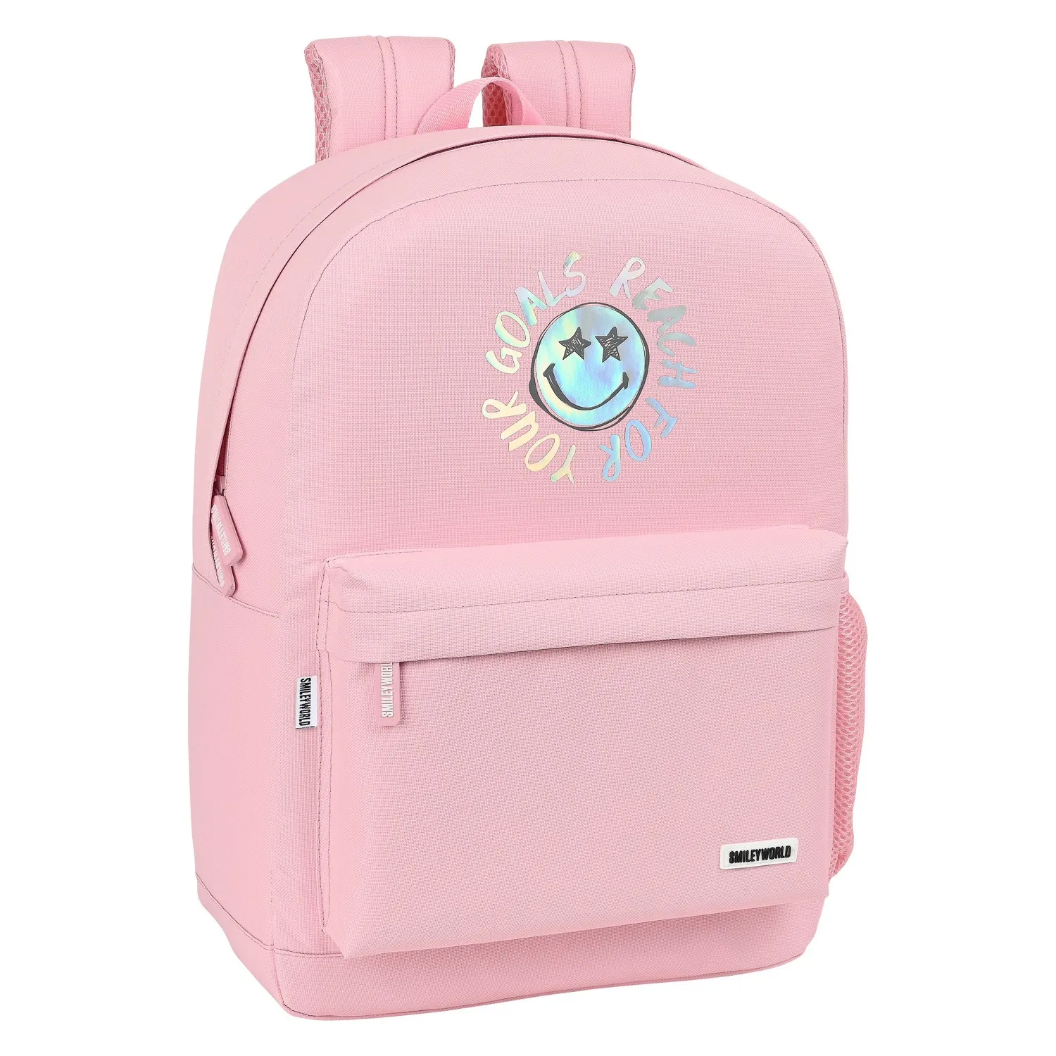 Zaino Scuola Smiley Iris Rosa 32 x 43 x 14 cm