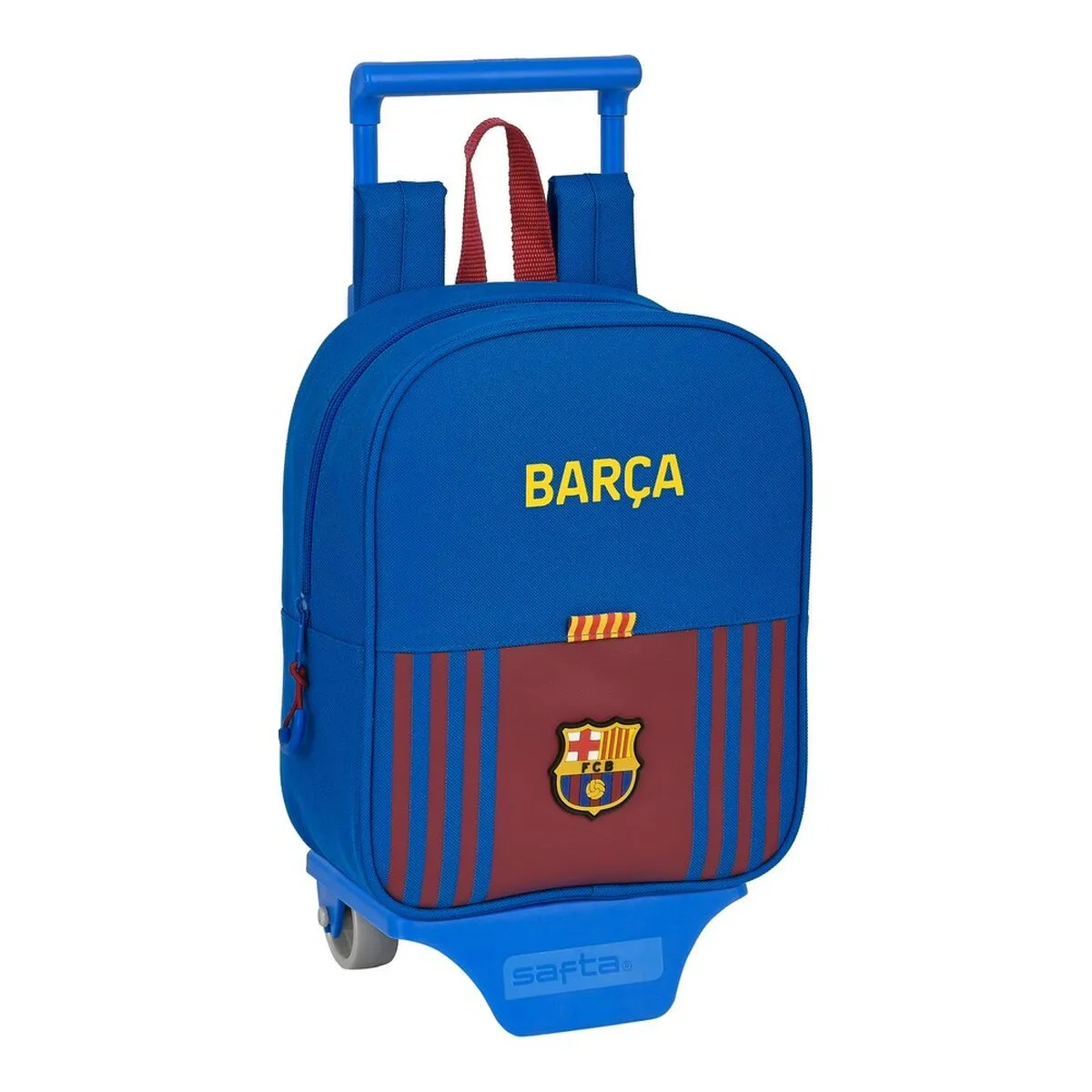 Trolley per la Scuola F.C. Barcelona M280 Rosso Granato Blu Marino