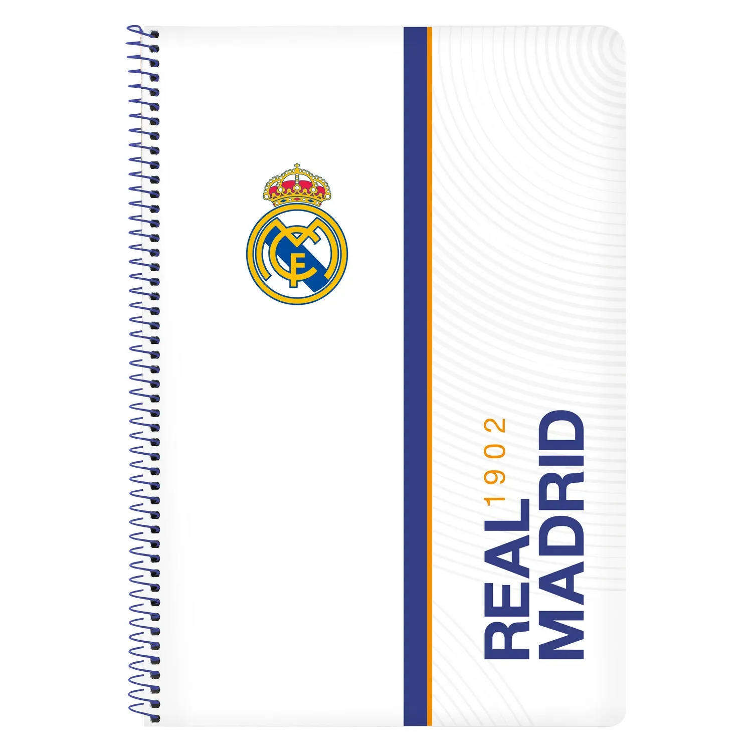 Quaderno con Anelli Real Madrid C.F. 512154066 Azzurro Bianco A4