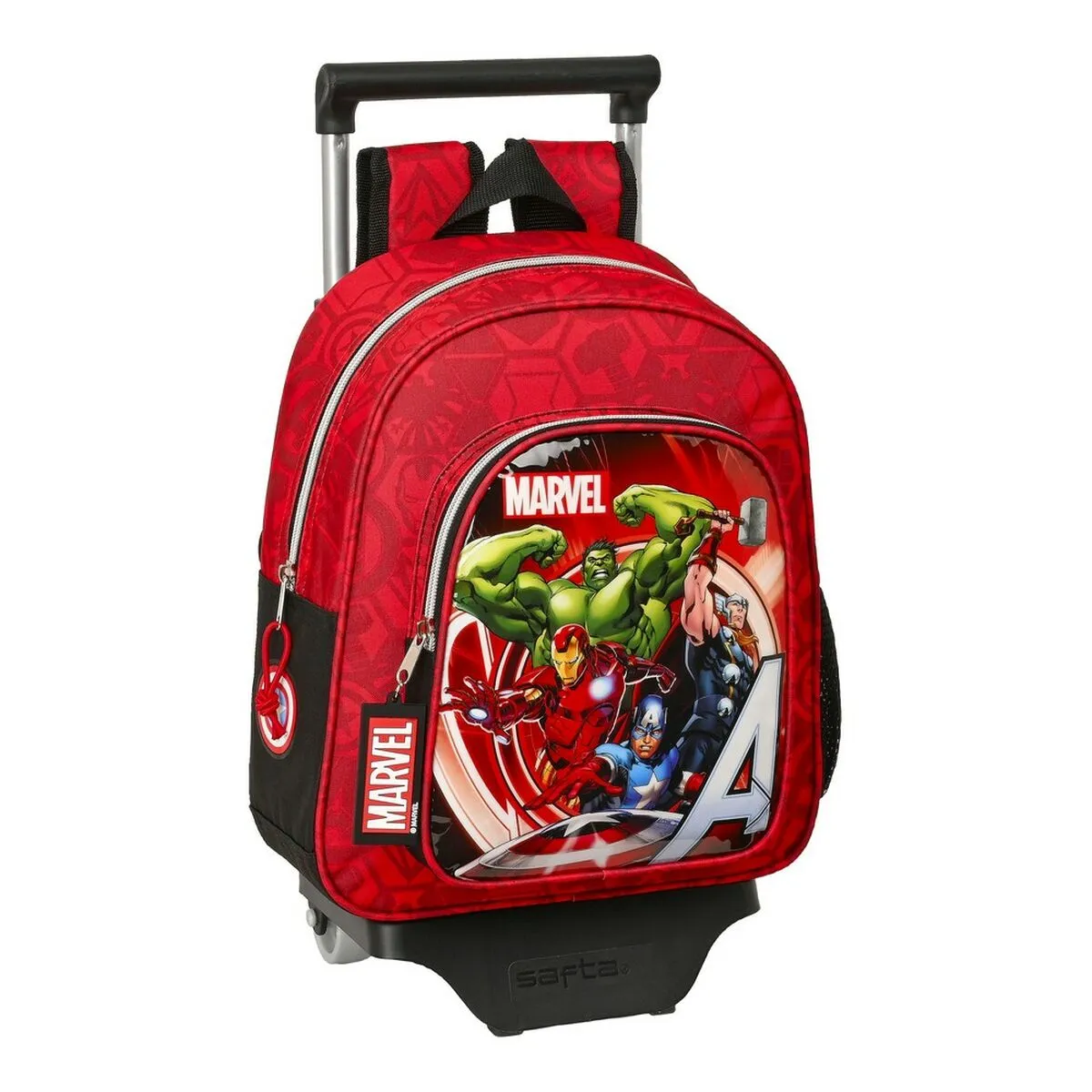 Trolley per la Scuola The Avengers Infinity Rosso Nero (27 x 33 x 10 cm)