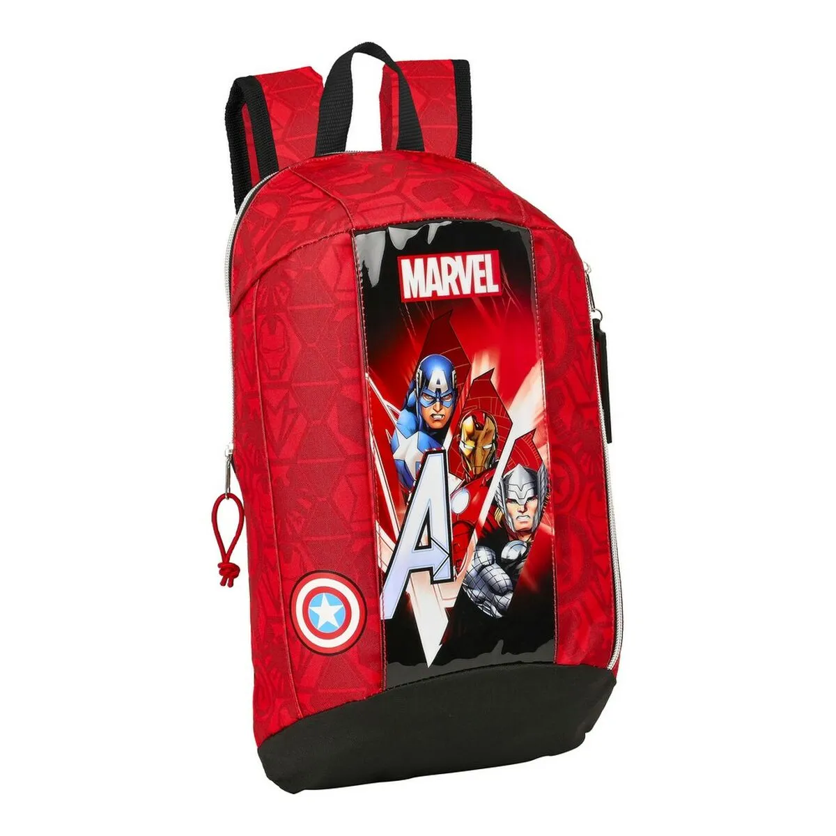 Zaino Casual The Avengers Infinity Rosso Nero (22 x 39 x 10 cm)