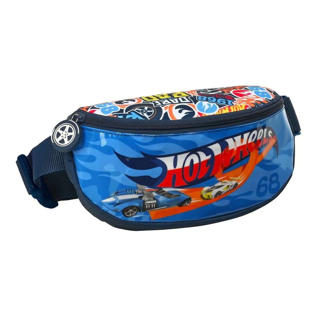 Marsupio Hot Wheels Challenge Multicolore Blu Marino (23 x 14 x 9 cm)