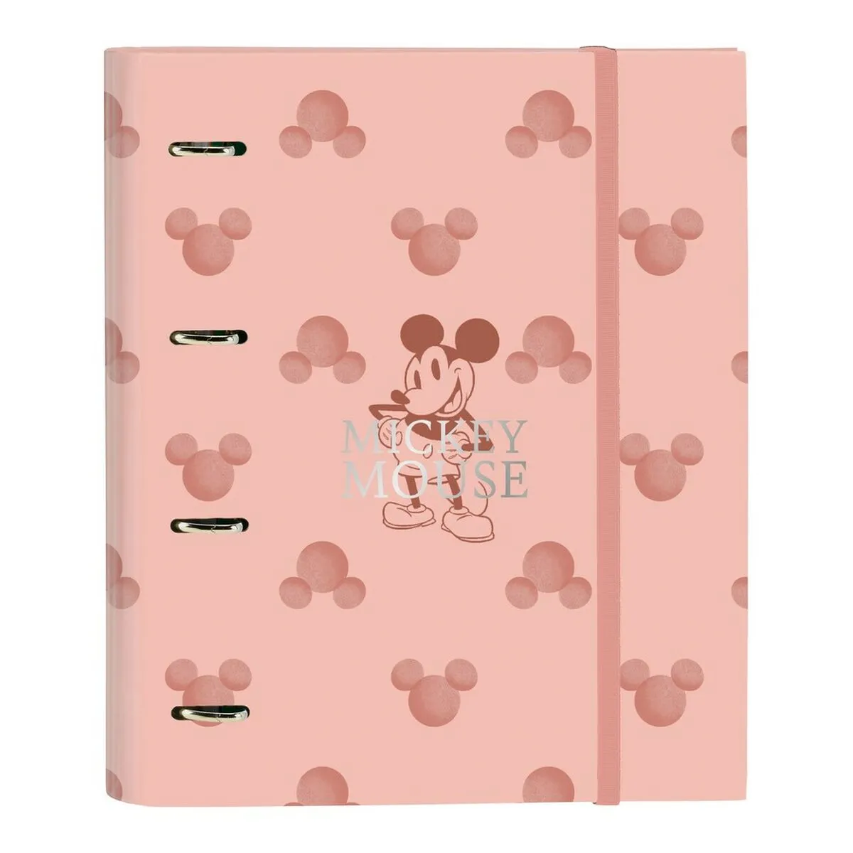 Raccoglitore ad anelli Mickey Mouse Clubhouse Cotton A4 Rosa (27 x 32 x 3.5 cm) (35 mm)