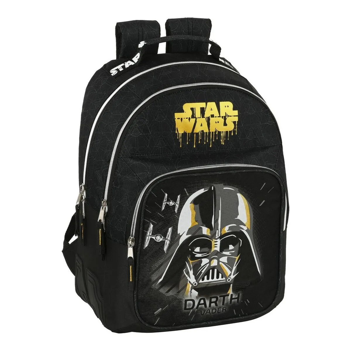 Zaino Scuola Star Wars Fighter Nero 32 x 42 x 15 cm