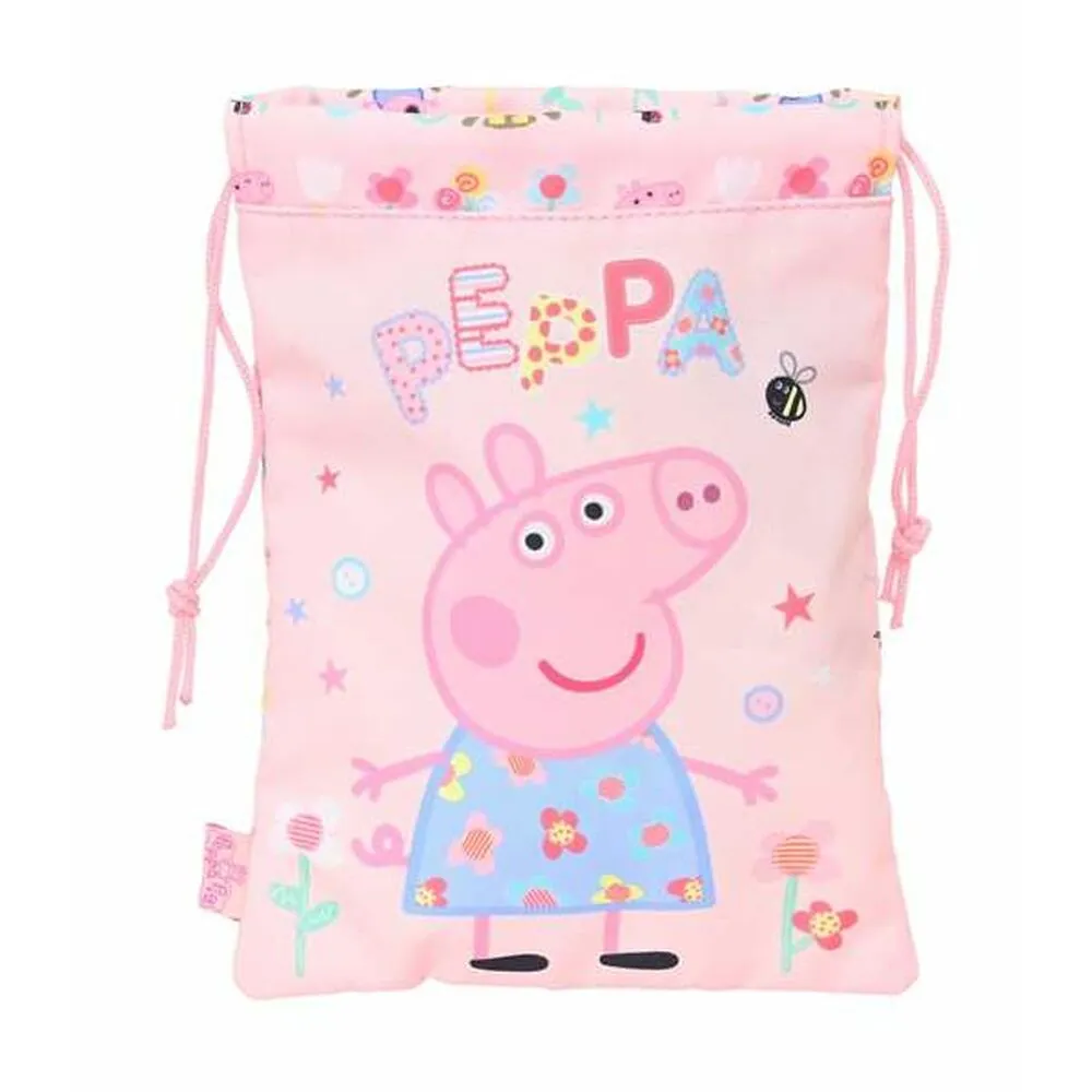 Portamerenda Peppa Pig Having Fun Sacco (20 x 25 cm)