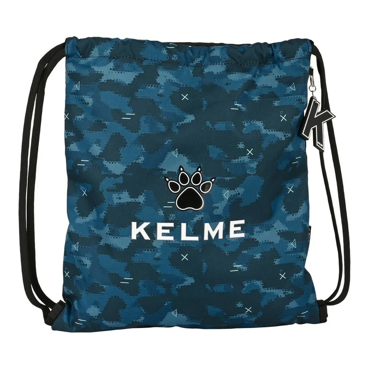 Zainetto con Cordini Kelme Break Nero Blu Marino (35 x 40 x 1 cm)