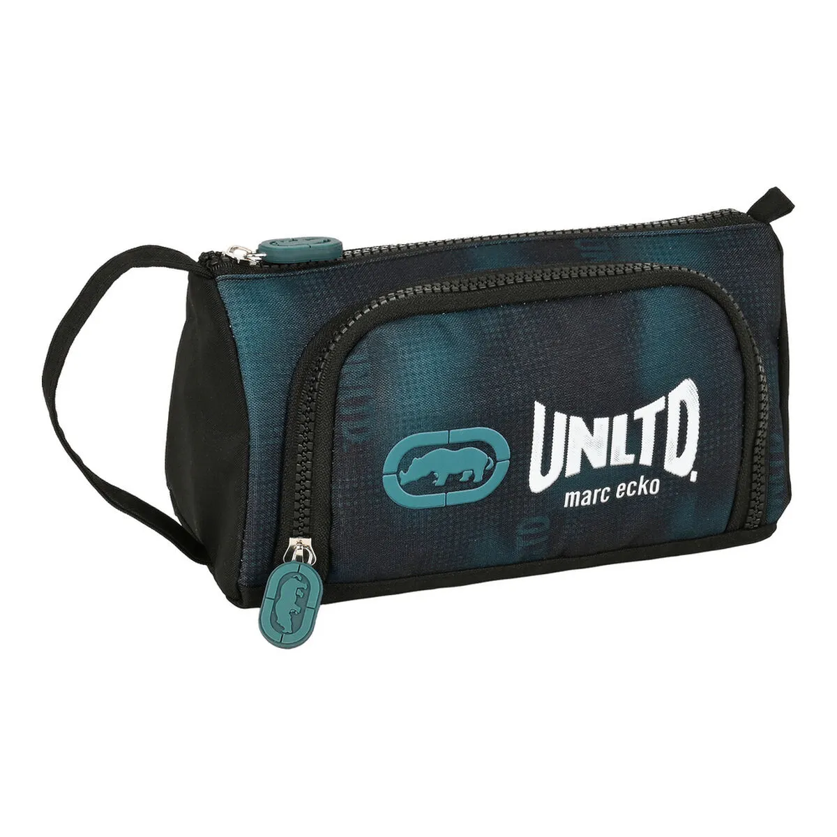 Astuccio Scuola Eckō Unltd. Nomad Azzurro Nero 20 x 11 x 8.5 cm