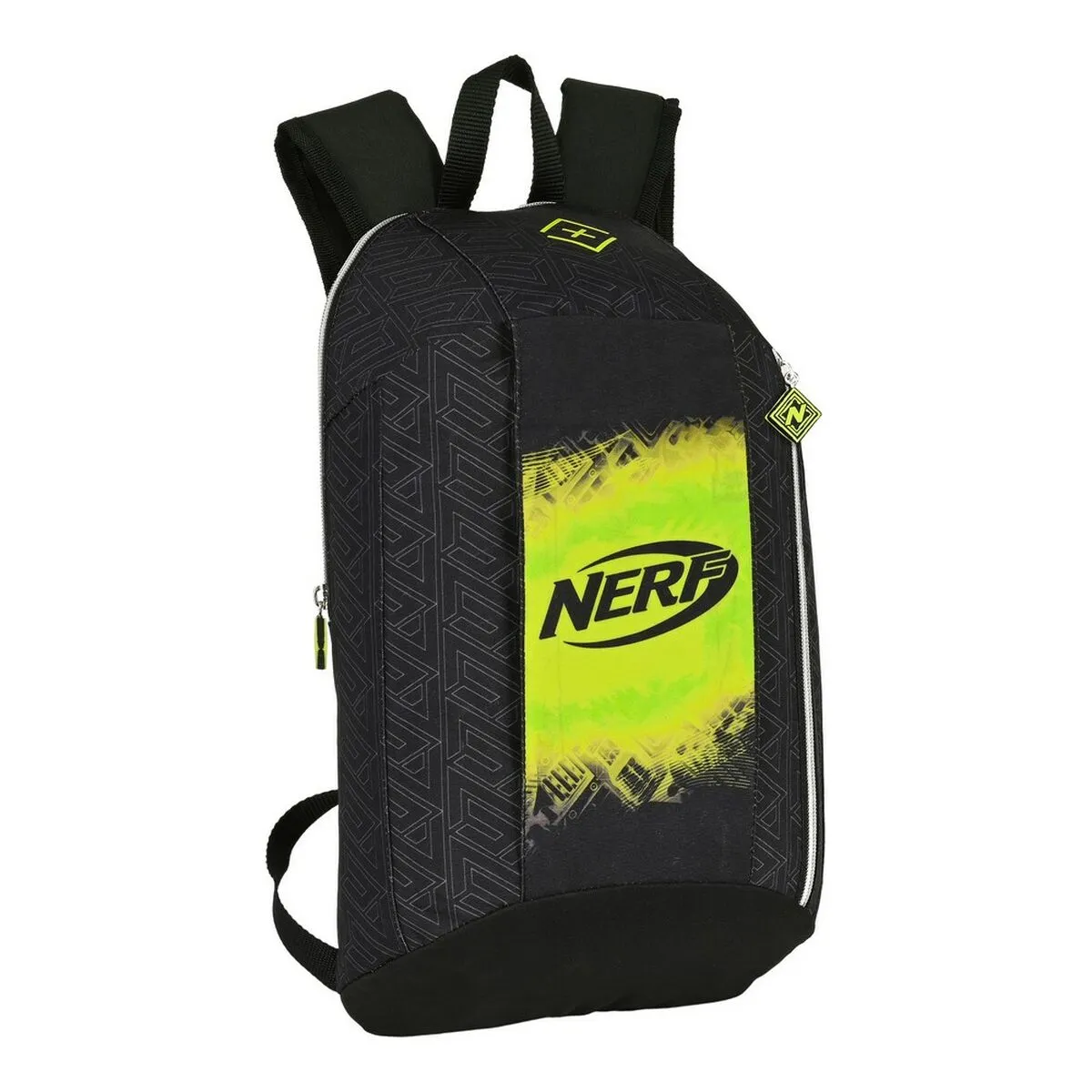 Zaino Casual Nerf Neon Nero Lime (22 x 39 x 10 cm)