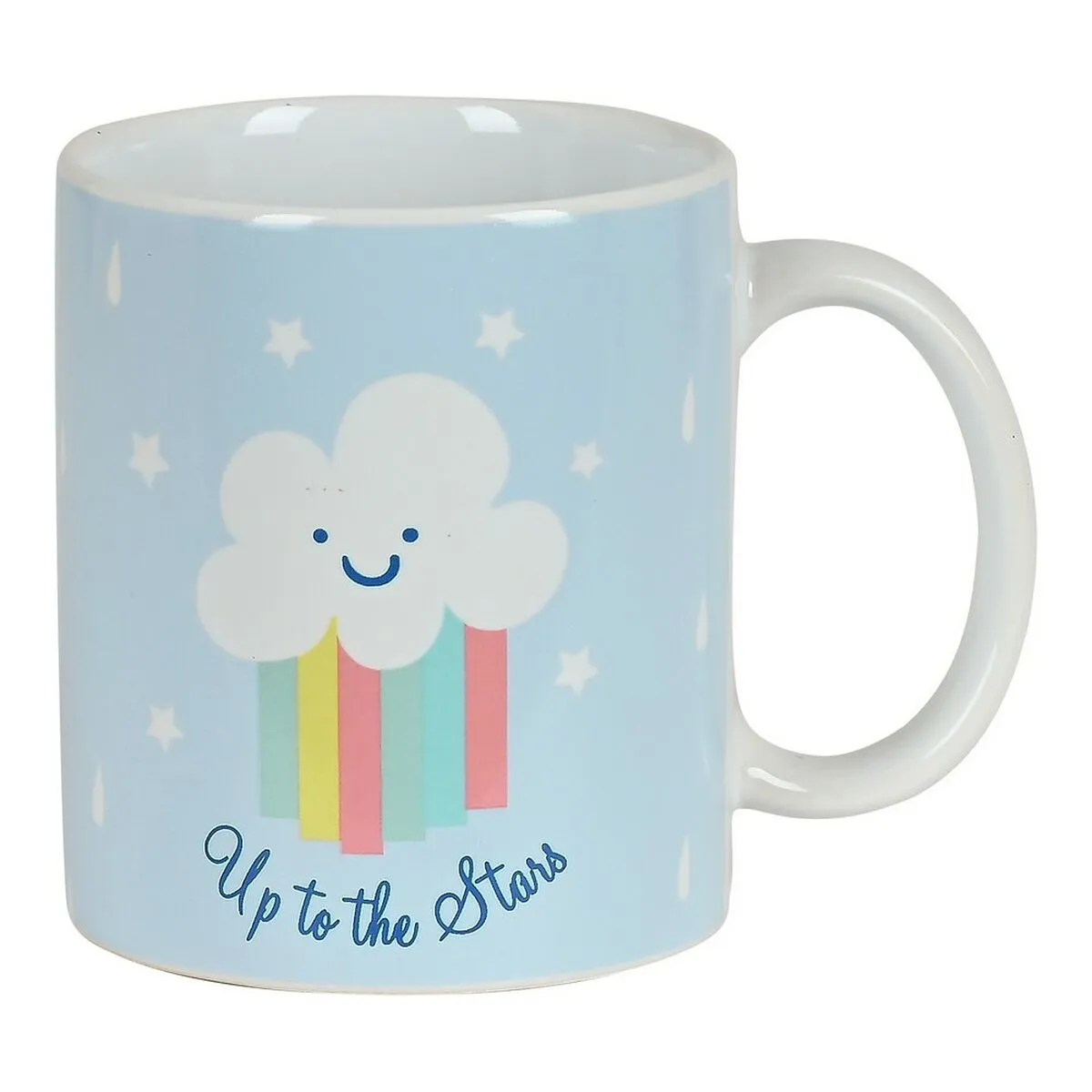 Tazza Mug Glow Lab Nube Ceramica Azzurro Chiaro (350 ml)