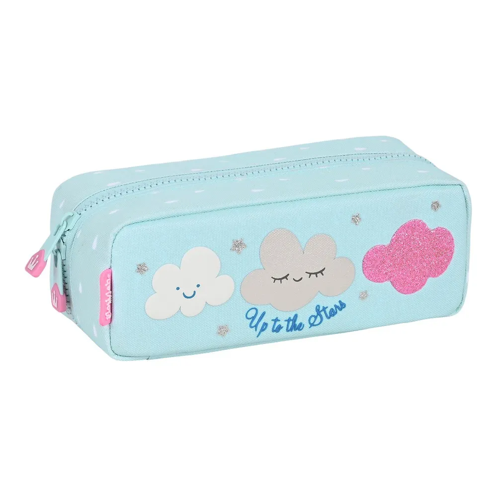 Astuccio Scuola Glow Lab Nube Azzurro Chiaro (21 x 8 x 8 cm)