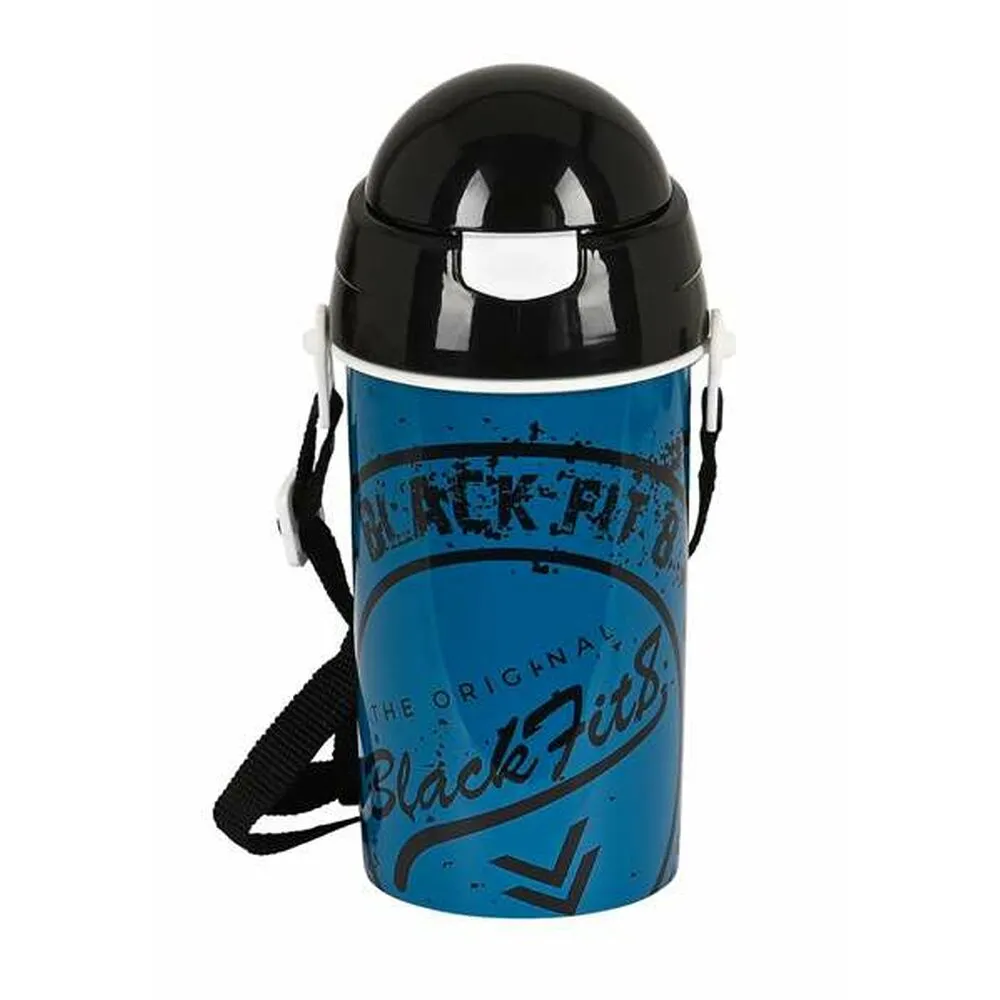 Bottiglia d'acqua BlackFit8 Stamp Azzurro (500 ml)