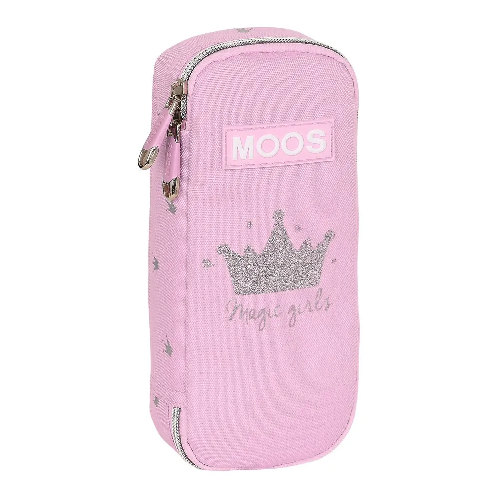 Astuccio Scuola Moos Magic Girls Rosa (22 x 5 x 8 cm)