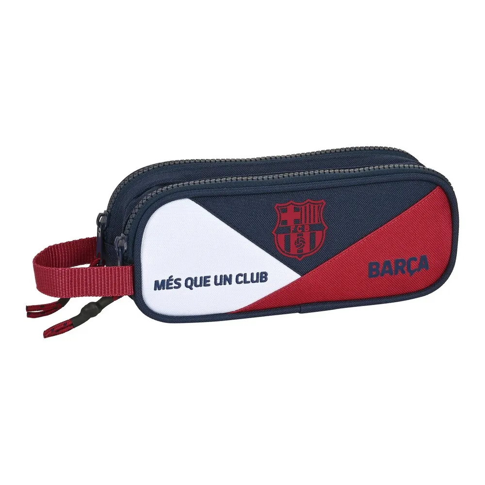 Astuccio Scuola F.C. Barcelona Azzurro Rosso Granato (21 x 8 x 6 cm)