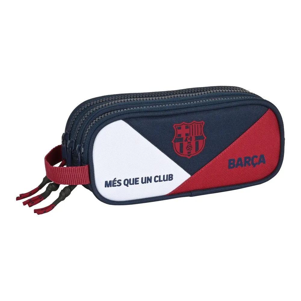 Astuccio Scuola F.C. Barcelona Azzurro Rosso Granato (21 x 8.5 x 7 cm)