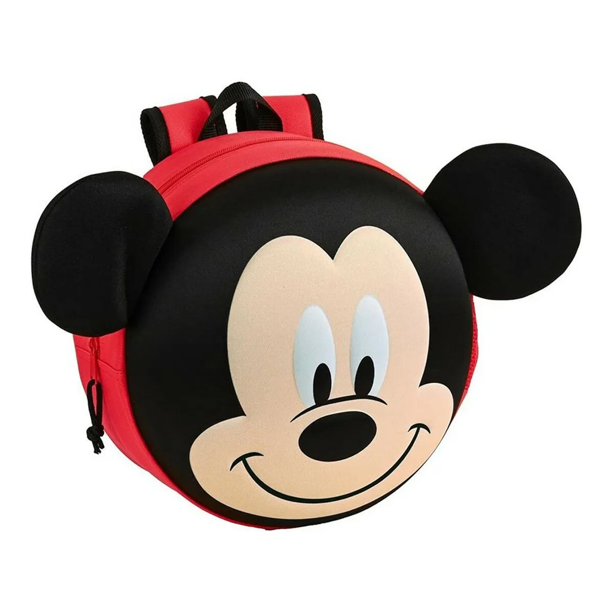 Zaino per Bambini 3D Mickey Mouse Clubhouse Rosso Nero (31 x 31 x 10 cm)